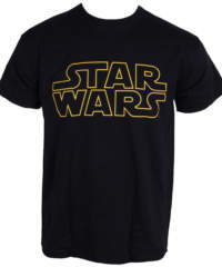 Pánské tričko  Star Wars – Logo Outline Fotl – LIVE NATION – PE12166TSB