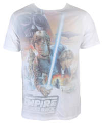 Pánské tričko  Star Wars – Luke Skywalker Sublimation – White – INDIEGO – ...