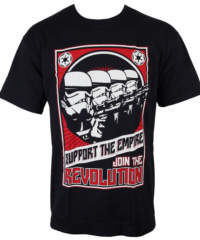 Pánské tričko  Star Wars – Support The Empire – Black – INDIEGO – Indie0250