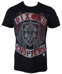 Pánské tričko  The Walking Dead – Dixons Choppers – Black – INDIEGO – In ...