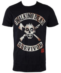 Pánské tričko  The Walking Dead – Survivor – Black – INDIEGO – Indie0911